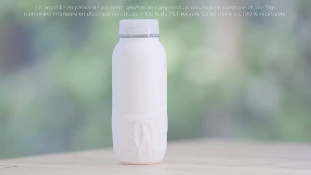 Dites bonjour aux bouteilles... en papier !